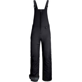 Gemyse Womens Insulated Waterproof Ski Bib Overalls Winter Snowboarding Pants (Black C,Xxl-Large)