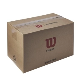 Wilson Tennis Balls Triniti, 72 Balls, Cardboard 100% Recyclable, Yellow, Wr8201501