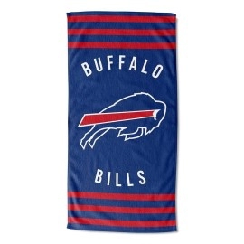 The Northwest Company Buffalo Bills Stripes Beach Towel