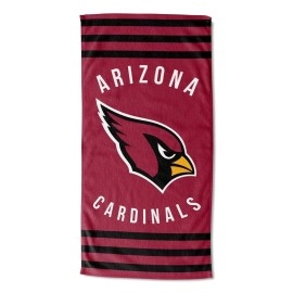 Northwest Nfl Arizona Cardinals Unisex-Adult Beach Towel 30 X 60 Stripes