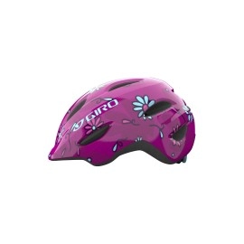 Giro Scamp Youth Recreational Cycling Helmet - Pink Street Sugar Daisies (Discontinued), Small (49-53 cm)