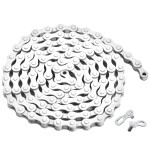 Zonkie Single-Speed Bicycle Chain 1/2 X 1/8 Inch 116 Links (White, 1/2