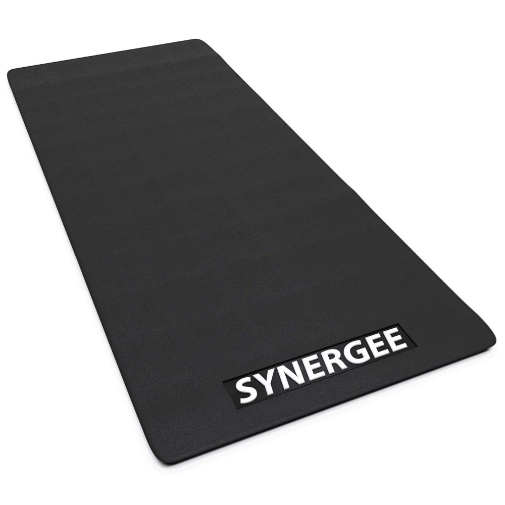 Synergee Exercise Equipment Mats. High Density Floor Mats for Indoor Fitness Training Equipment. Works Great with Cycling Bikes, Spinning Bikes, Treadmills or Rowers. Available in 3 Sizes.