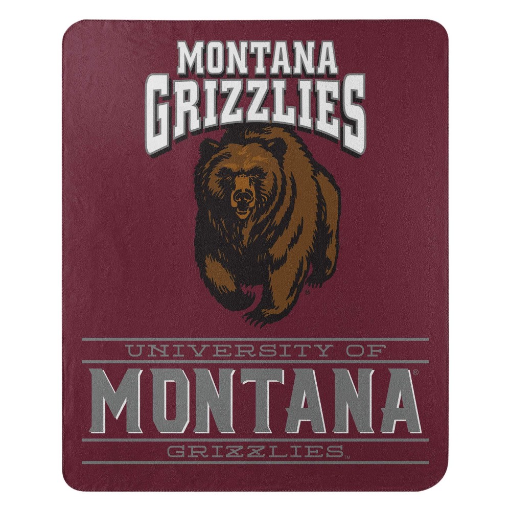 Northwest Ncaa Montana Grizzlies Unisex-Adult Fleece Throw Blanket 50 X 60 Control