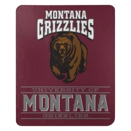 Northwest Ncaa Montana Grizzlies Unisex-Adult Fleece Throw Blanket 50 X 60 Control
