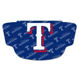 Wincraft Mlb Texas Rangers Unisex Fan Gear Face Mask Team Colors One Size