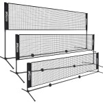 Dawoo Portable Tennis Net Set - Easy Setup, Lightweight, Adjustable, Durable & Convenient