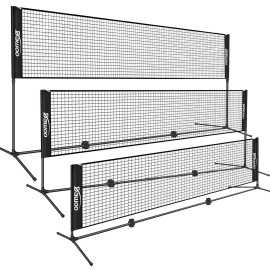 Dawoo Portable Tennis Net Set - Easy Setup, Lightweight, Adjustable, Durable & Convenient