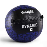 Yes4All Dynamic Wall Ballsoft Medicine Ball, Wall Med Ball For Full Body Exercises - 12Lbs