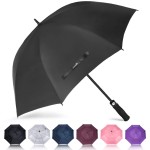 Zomake Golf Umbrella 54 Inch, Large Windproof Umbrellas Automatic Open Oversize Rain Umbrella For Men - Vented Stick Umbrellas