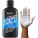 Warm Body Cold Mind Liquid Chalk Improves Grip For Cross Training, Weightlifting, Powerlifting, Deadlifting, Gymnastics, Climbing, Pole Dancing, No Mess (250Ml)
