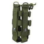 Patiosguard Tactical Water Bottle Pouch For Molle Systems, Adjustable Outdoor Sports Kettle Carrier Holder (Green)