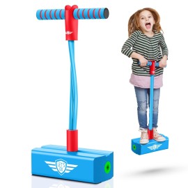 Toys For 3-12 Year Old Boys Girls, Foam Pogo Jumper For Kids Gifts For 3-12 Year Old Boys Girls Pogo Stick Toys For Boys Age 3-12 Autism Toys Christmas Birthday Gifts Stocking Stufferssky Blue