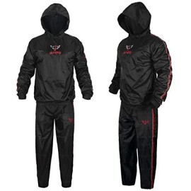 Jayefo Sauna Sweat Suit For Men & Women Boxing Mma Fitness Weight Loss With Hood (S)