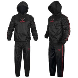 Jayefo Sauna Sweat Suit For Men & Women Boxing Mma Fitness Weight Loss With Hood (5Xl)
