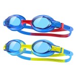 Findway Kids Swim Goggles, 2 Pack Kids Swimming Goggles Anti-Fog No Leaking Girls Boys For Age 3-14