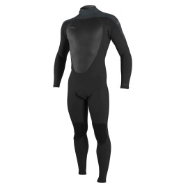 Oneill Epic 43 Mm Back Zip Full Wetsuit Blackgunmetalblack Ms (56-58, 140-160 Lbs)