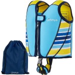 Limmys Premium Neoprene Swim Vest For Children - Ideal Buoyancy Swimming Aid For Boys - Modern Design Swim Jacket - Drawstring Bag Included (Small)