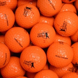 Links Choice Unisexs Orange Optic Golf Balls, 48