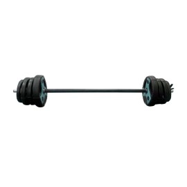 Us Weight 54 Lb Perfect Barbell Weight Set For Home Gym With 55 Padded Bar, Adjustable Weights For Exercise, Lifting And To Build Muscle