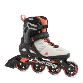 Rollerblade Womens Macroblade 80 W Inline Skates, Glacier Greycoral, 245