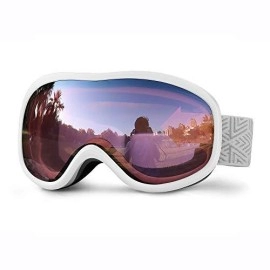 Sposune Ski Goggles Over Glasses With Dual Lens, Anti-Fog Anti-Uv Snow Goggle For Men Women Youth Skiing Snowmobile