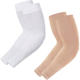 Newbyinn UV Sun Protection Arm Sleeves for Men Women Youth, Cooling Sleeve to Cover Arm Tattoo, Mid-Compression Arm Cover