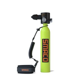 Smaco S300 Plus Mini Scuba Tank 05L Portable Mini Diving Tank Reusable Pony Bottle -Dot Certified Tank With 5-10 Minutes Backup Diving Air Tank Kit Oxygen Cylinder For Underwater Exploration Rescue