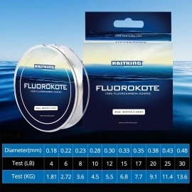 Kastking Fluorokote Fishing Line,4Lb,150Yard