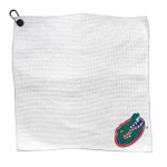 Team Golf Ncaa Florida Gators Golf Towel With Carabiner Clip, Premium Microfiber With Deep Waffle Pockets, Superior Water Absorption And Quick Dry Golf Cleaning Towel