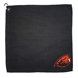 Team Golf Ncaa Oregon State Beavers 15X15 Golf Towel With Carabiner Clip, Premium Microfiber With Deep Waffle Pockets, Superior Water Absorption And Quick Dry Golf Cleaning Towel