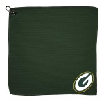 Team Golf Nfl Green Bay Packers Microfiber Golf Towel, 15 X 15, Multi Team Color, One Size, 31083