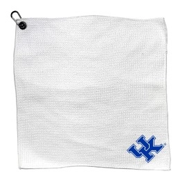 Team Golf Ncaa Kentucky Wildcats Golf Towel With Carabiner Clip, Premium Microfiber With Deep Waffle Pockets, Superior Water Absorption And Quick Dry Golf Cleaning Towel