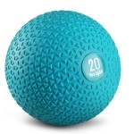 Yes4All Fitness Slam Medicine Ball Triangle 20Lbs For Exercise, Strength, Power Workout Workout Ball Weighted Ball Exercise Ball Trendy Teal