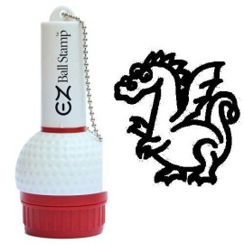 Promarking Ezballstamp Golf Ball Stamp Marker (Black Dragon)