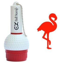 Promarking Ezballstamp Golf Ball Stamp Marker (Red Flamingo)