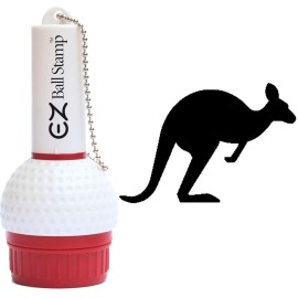 Promarking Ezballstamp Golf Ball Stamp Marker (Black Kangaroo)