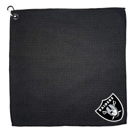 Team Golf Adult Unisex Golf Towel, Oakland Raiders 15X15 Microfiber Towel, Multi Team Color, One Size Us