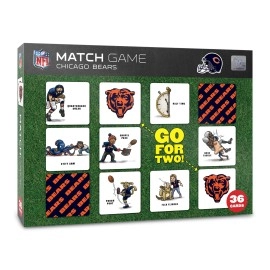 YouTheFan NFL Chicago Bears Licensed Memory Match Game, Medium