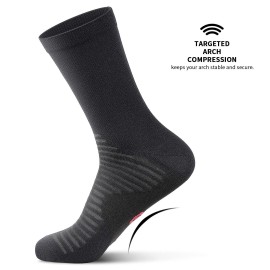 Paplus Compression Athletic Crew Socks (6 Pairs) For Men & Women