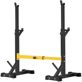 Bangtongli Squat Rack Stand,Barbell Rack,Bench Press Rack Stand Home Gym Adjustable Weight Rack 550Lbs