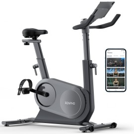 RENPHO Auto Resistance Exercise Bike for Zwift, AI Smart Stationary Indoor Cycling Bike, Bluetooth Fitness Upright Bike for Home Gym, Workout Cycle Bicycle