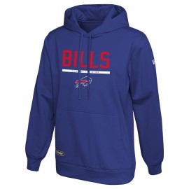 New Era Nfl Mens Safety Performance Pullover Hooded Sweatshirt, Pro Football Fleece Hoodie , Buffalo Bills, X-Large