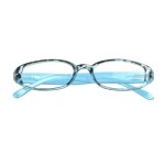 Visionglobal 1 Pair Reading Glasses With Spring Hinge, Blue Light Blocking Glasses For Womenmen (Blue,+175 Magnification)