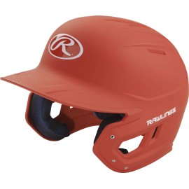 Rawlings Mach Batting Helmet Matte Orange Junior (6 38 - 7 18)