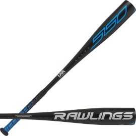 Rawlings 2022 5150 Usa 2 58 Baseball Bat Drop -11, Blackelectric Blue, 2817Oz