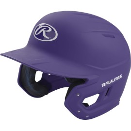 Rawlings Mach Batting Helmet Matte Purple Junior (6 38 - 7 18)