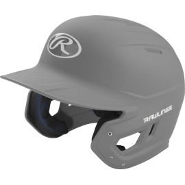 Rawlings Mach Batting Helmet Matte Silver Junior (6 38 - 7 18)