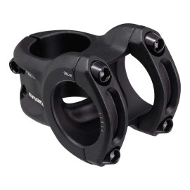 Spank Spoon 318 Stem Black (Diameter 318Mm, Length: 3343Mm, Rise: 0A), Chamfered Bar Clamp, Ultra-Short Stack Height, Bicycle Stem, Ideal For Astm 5, All Mountain, Enduro, Trail, Free Ride, Dj