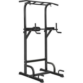 Bangtong&Li Power Tower, Pull Up Bar Dip Station/Stand For Home Gym Strength Training Workout Equipment(Newer Version)